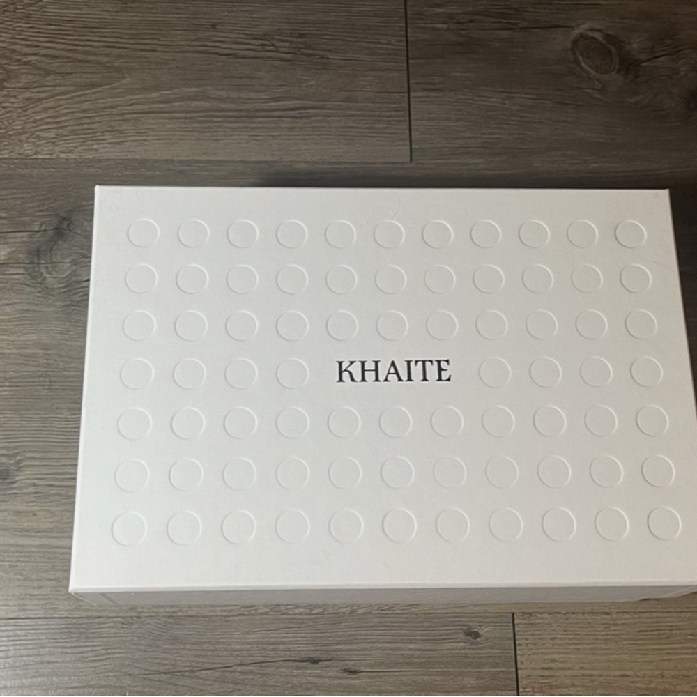 5 KHAITE White Shoe Gift Boxes (authentic)